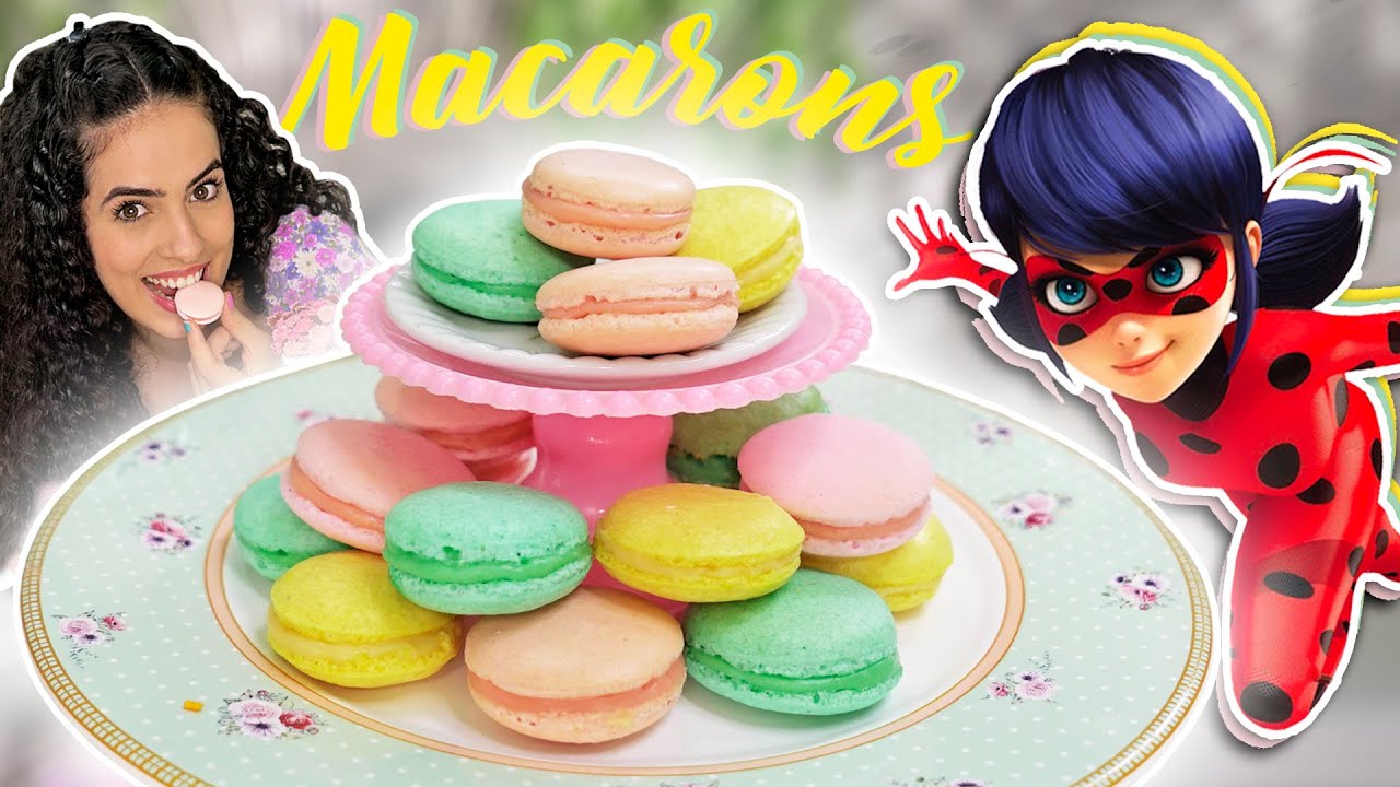 COMIDINHA DE FILME: MACARONS DE LADYBUG | Paula Stephânia
