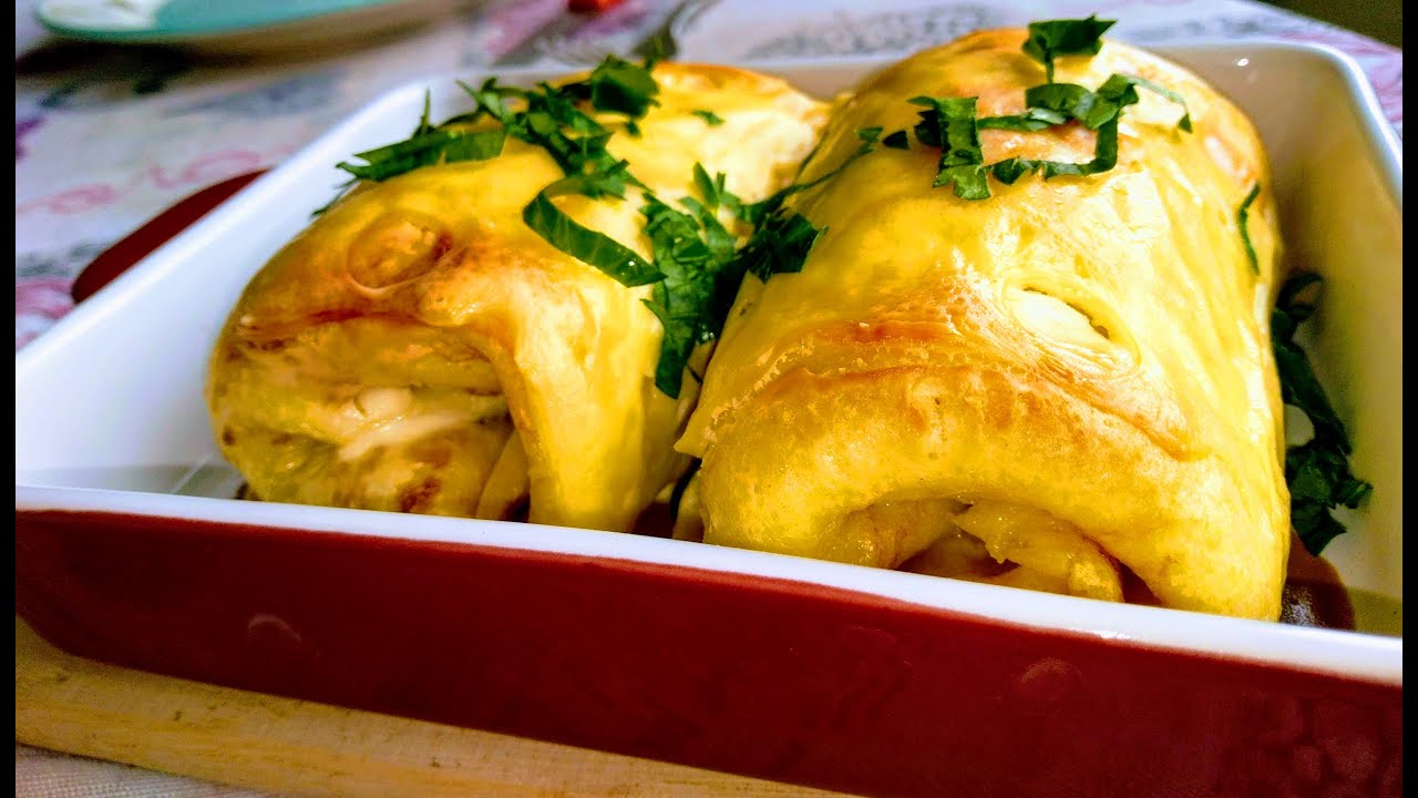 Солени палачинки с вкусна плънка. Италианска кухня.