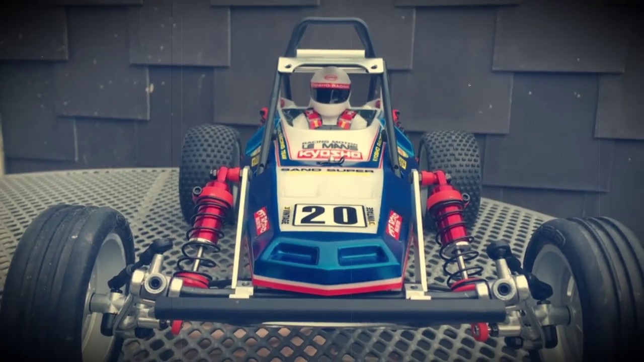 RC Vintage Build - KYOSHO TURBO SCORPION - build, first run and FIRE
