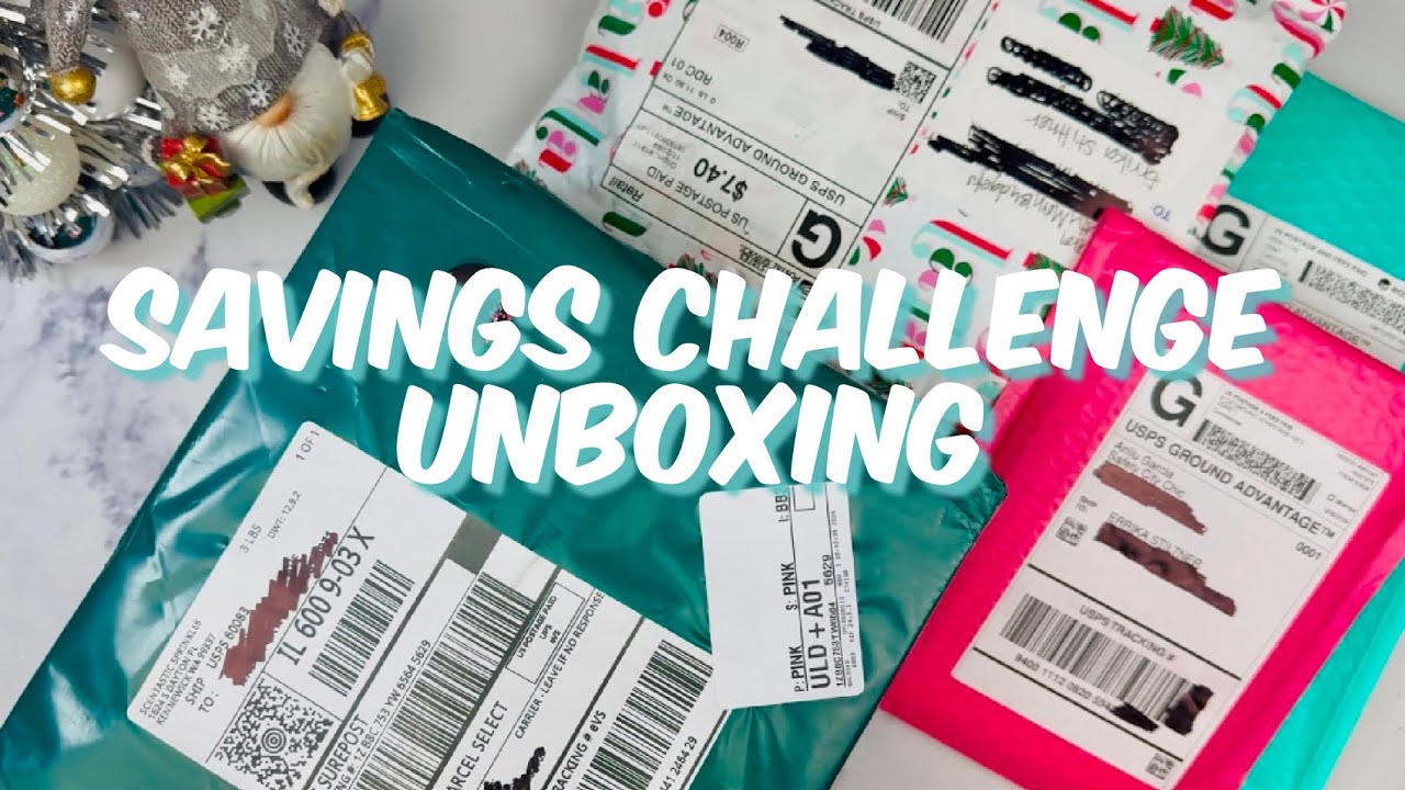 SAVINGS CHALLENGE UNBOXING | CASH STUFFING | SMALL BUSINESS | CASH STUFFING ENVELOPES | ETSY