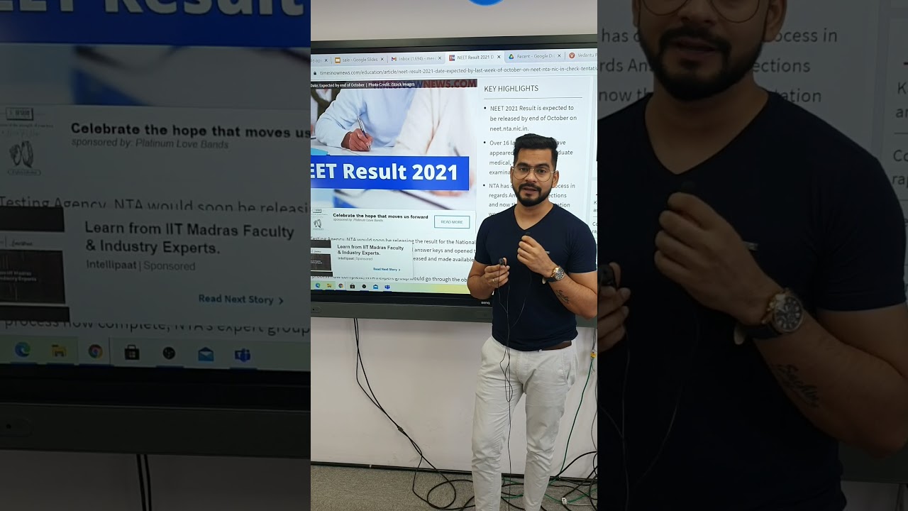 NEET Result 2021 (Expected  Date) Know in Detail | NEET 2021 Latest News | Sachin Sir #Shorts