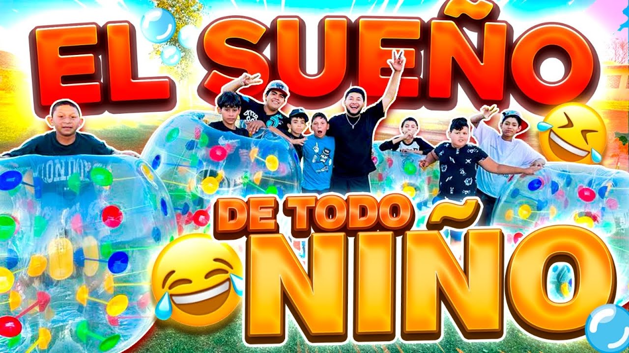 JUGANDO CON BURBUJAS INFLABLES Y RETOS CON SOÑADORES 🫧🤣 / Grillo La Duda
