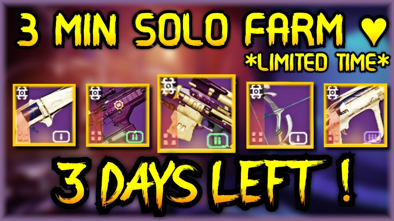 3 Min Solo Farm 'Last Wish' Loot & Red borders - Guide for all Classes (3 Days Left) Destiny 2