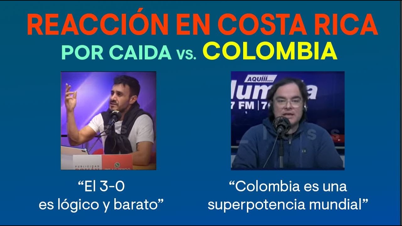 📢 REACCIÓN EN COSTA RICA 0-3 vs. COLOMBIA #futbol #seleccioncolombia #luisdiaz #colombia