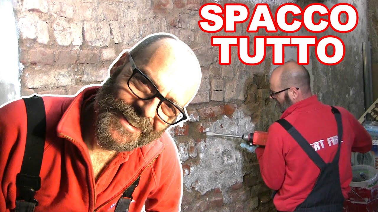 Rifare FUGHE su muro a MATTONI. Ristrutturo la Cantina antica