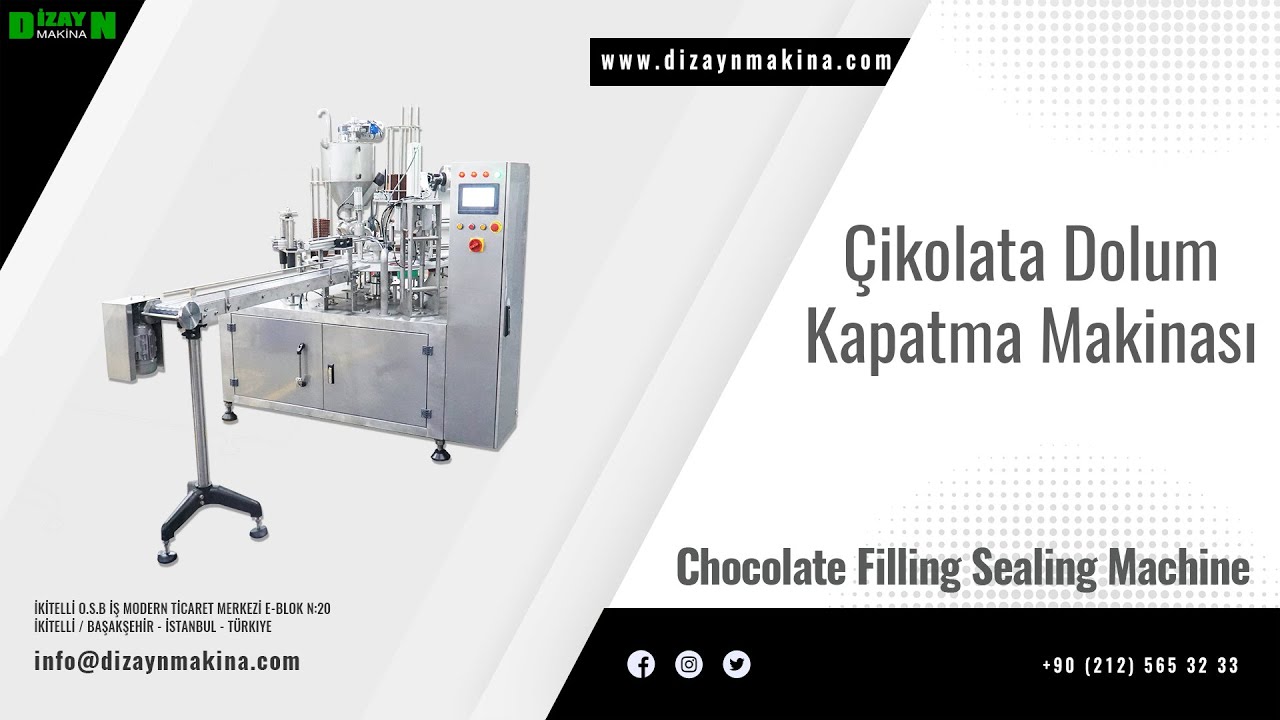 DHR 11-ÇİKOLATA DOLUM VE KAPATMA MAKİNASI--CHOCOLATE FILLING AND PACKAGING MACHINE__NO 100620