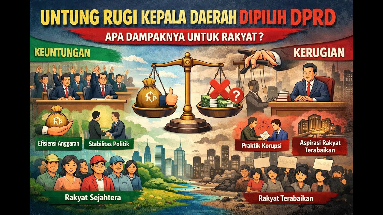 Untung Rugi Kepala Daerah Dipilih DPRD, Apa Dampaknya untuk Rakyat - PS2PM Yogyakarta
