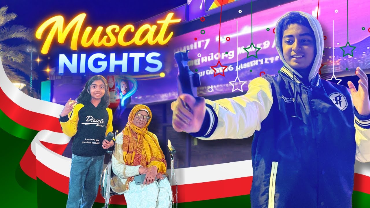 My Insane Experience at Muscat Nights | Qurum Park & Al Amerat Park |  Fireworks and Amazing Shows