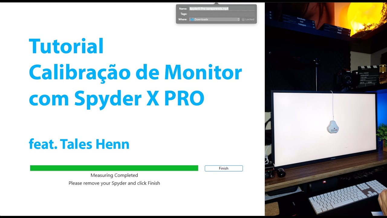 Tutorial SpyderX Pro CORAPARENCIA feat. Tales Henn