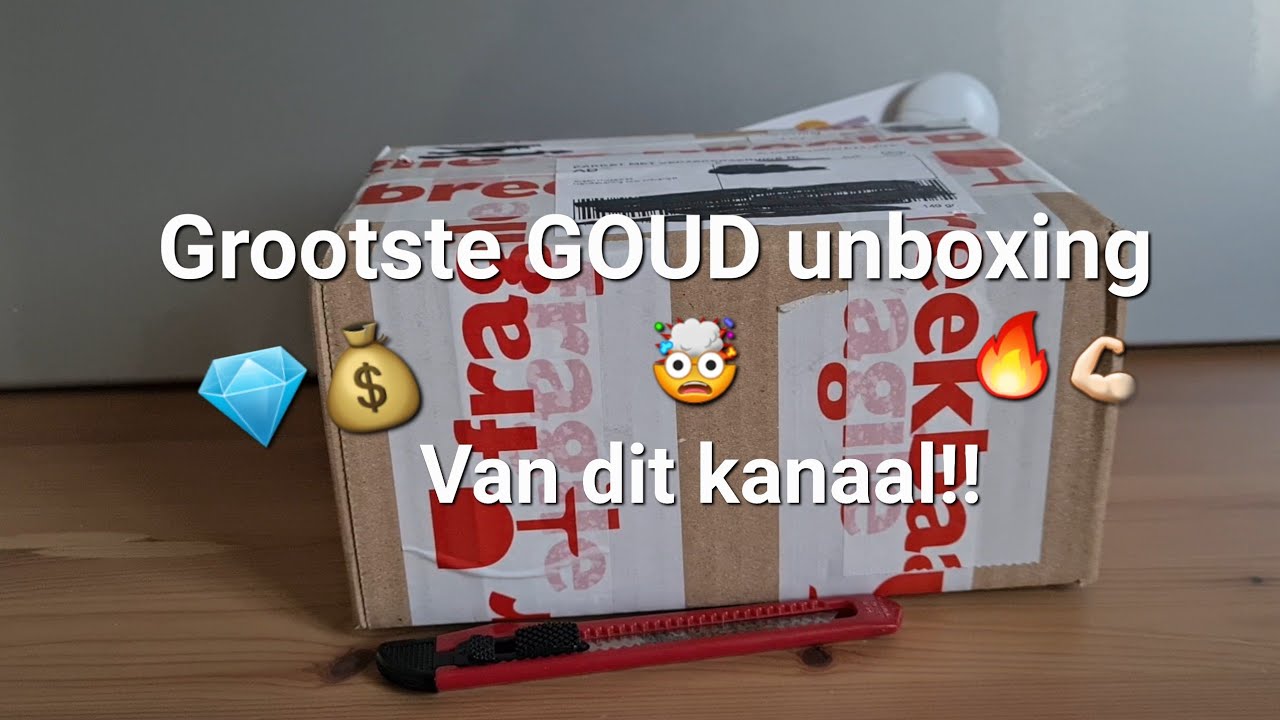 €3300 euro GOUD Unboxing!!🔥💪🏻
