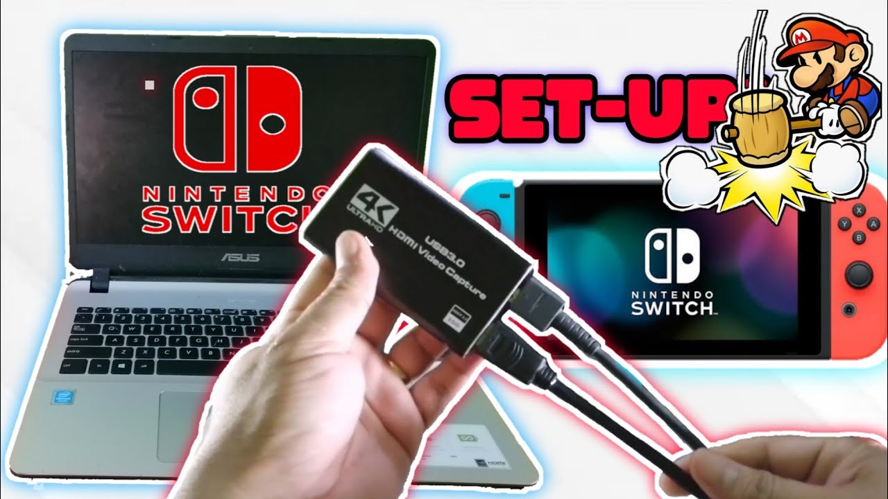 Карта видеозахвата HDMI с функциями 4K и пошаговой настройкой для Nintendo Switch и PS 4 и 5
