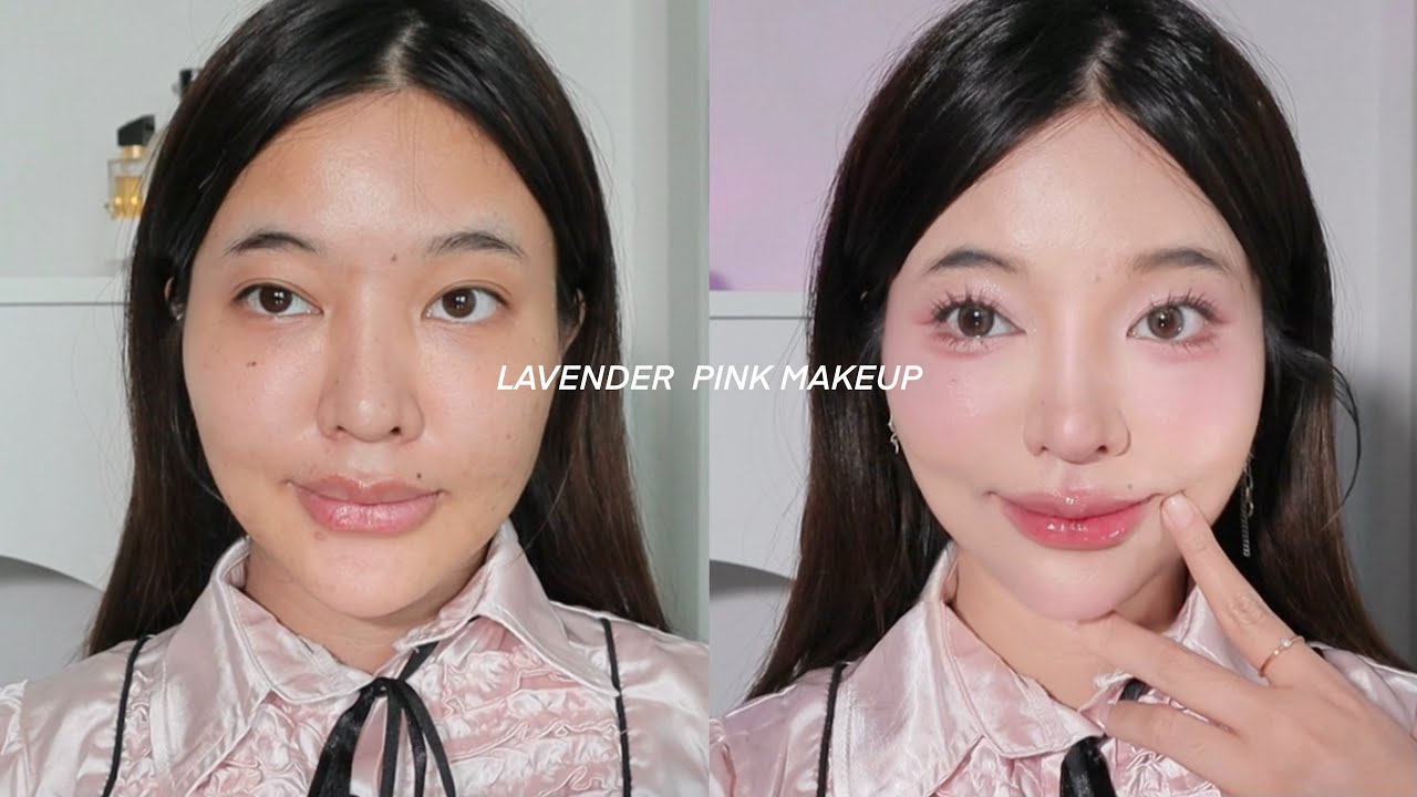 LAVENDER PINK MAKEUP แต่งหน้าชมพูคูลโทนของสาวผิวขาวเหลือง *no sponsored* | mildnitha