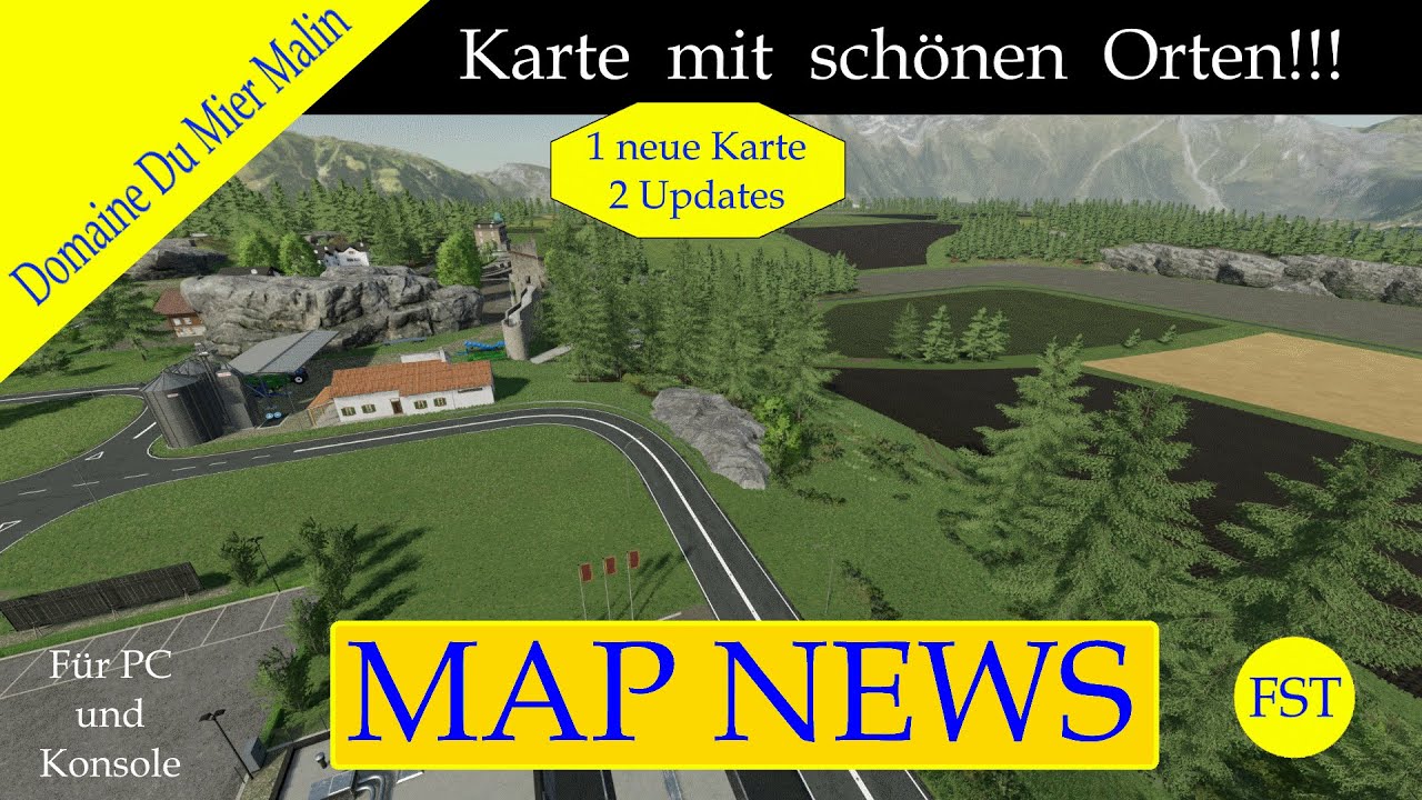 LS22 MAP NEWS Domaine Du Mier Malin Karte mit schönen Orten!!! 5.-6.11.24 LS22 Mapvorstellung