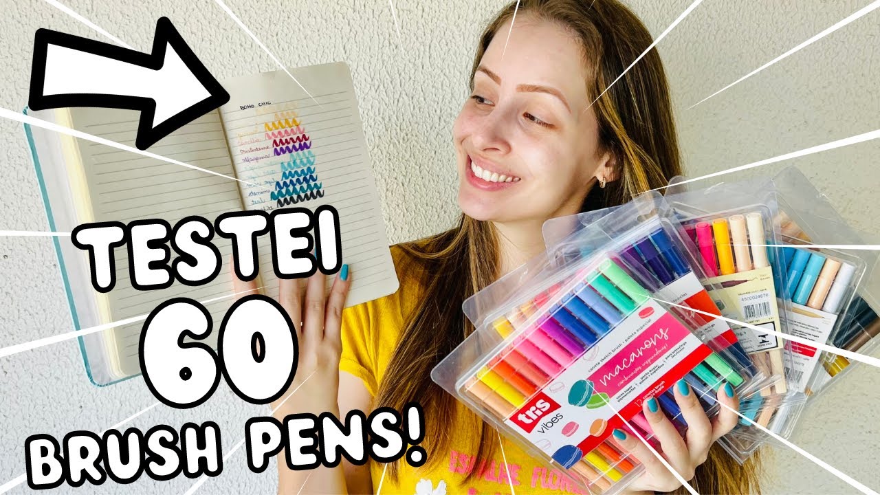 PEN TEST DA DUAL BRUSH PEN MARAVILHOSA DA TRIS!!! | Bia Winston