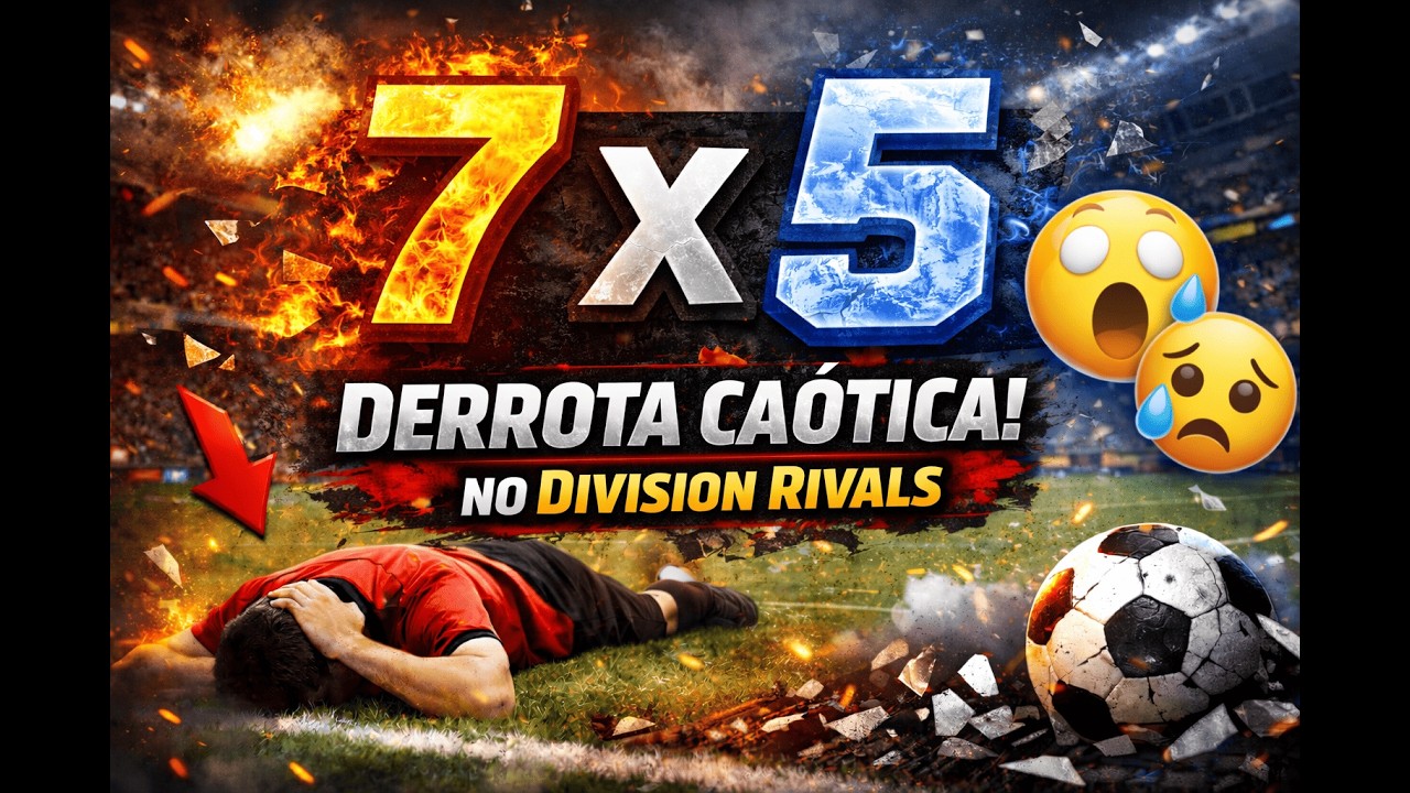Defesa? Nunca vi… derrota insana por 7x5 😭