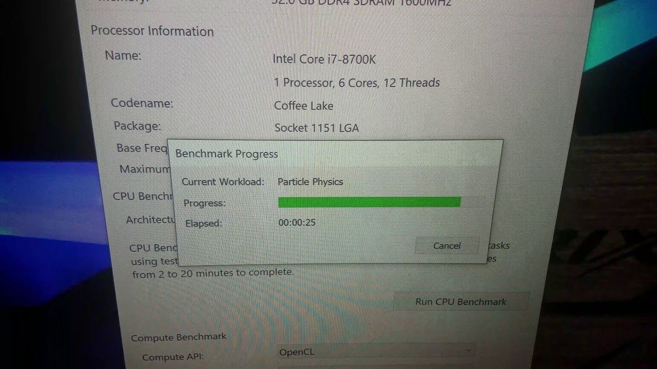 Geekbench 4 GPU test openCL 2080ti