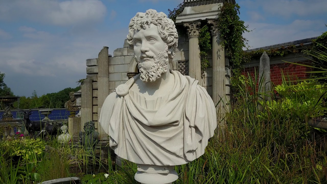 Classical Garden Statue Bust by the David Sharp Studio (Septimus)