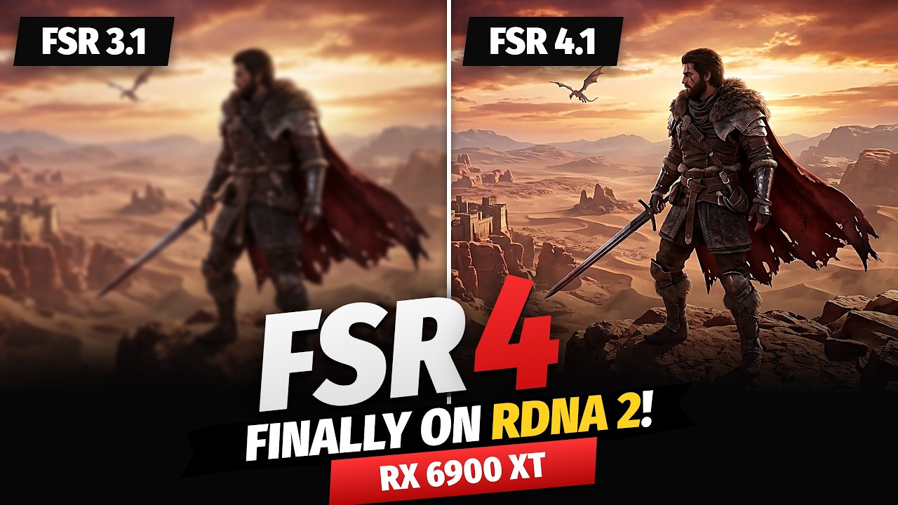 FSR 4 FINALLY on RDNA 2! FSR 3.1 vs FSR 4.1 in 10 Games
