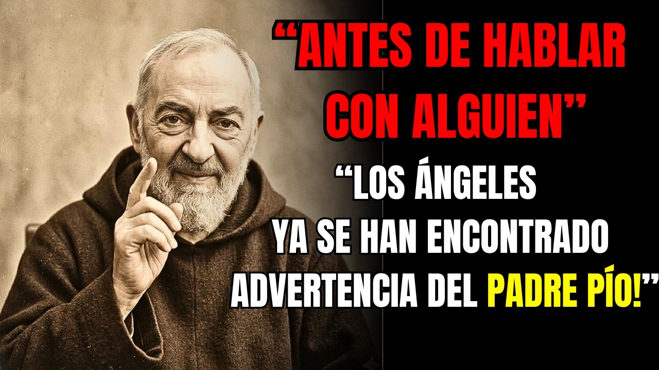 Padre Pío ADVERTIÓ: Nunca Hablas Solo — Tu Ángel Ya Se Encontró Con El Suyo