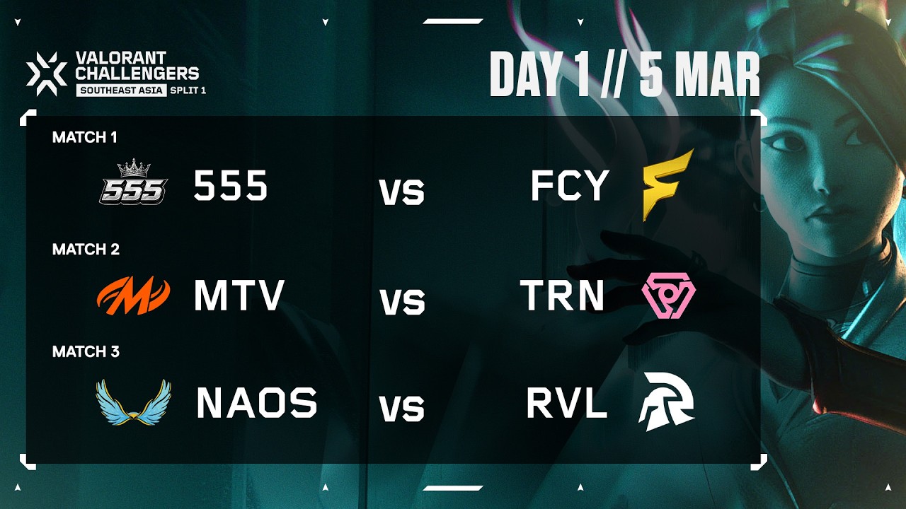 VALORANT Challengers SEA 2026 Split 1 — Group Stage — Day 1