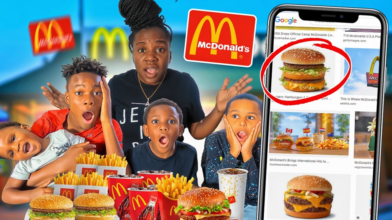Letting Google Images DECIDE What We Eat For 24 Hours!! (HARD FOOD CHALLENGE)