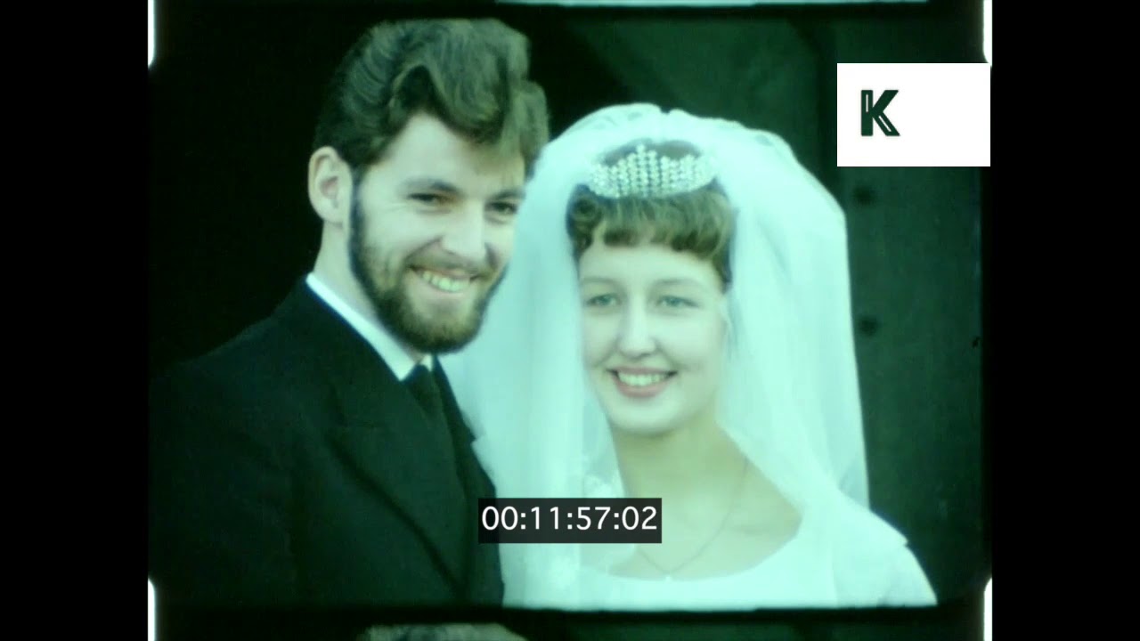 1960s UK, Northern English Wedding, Home Movies