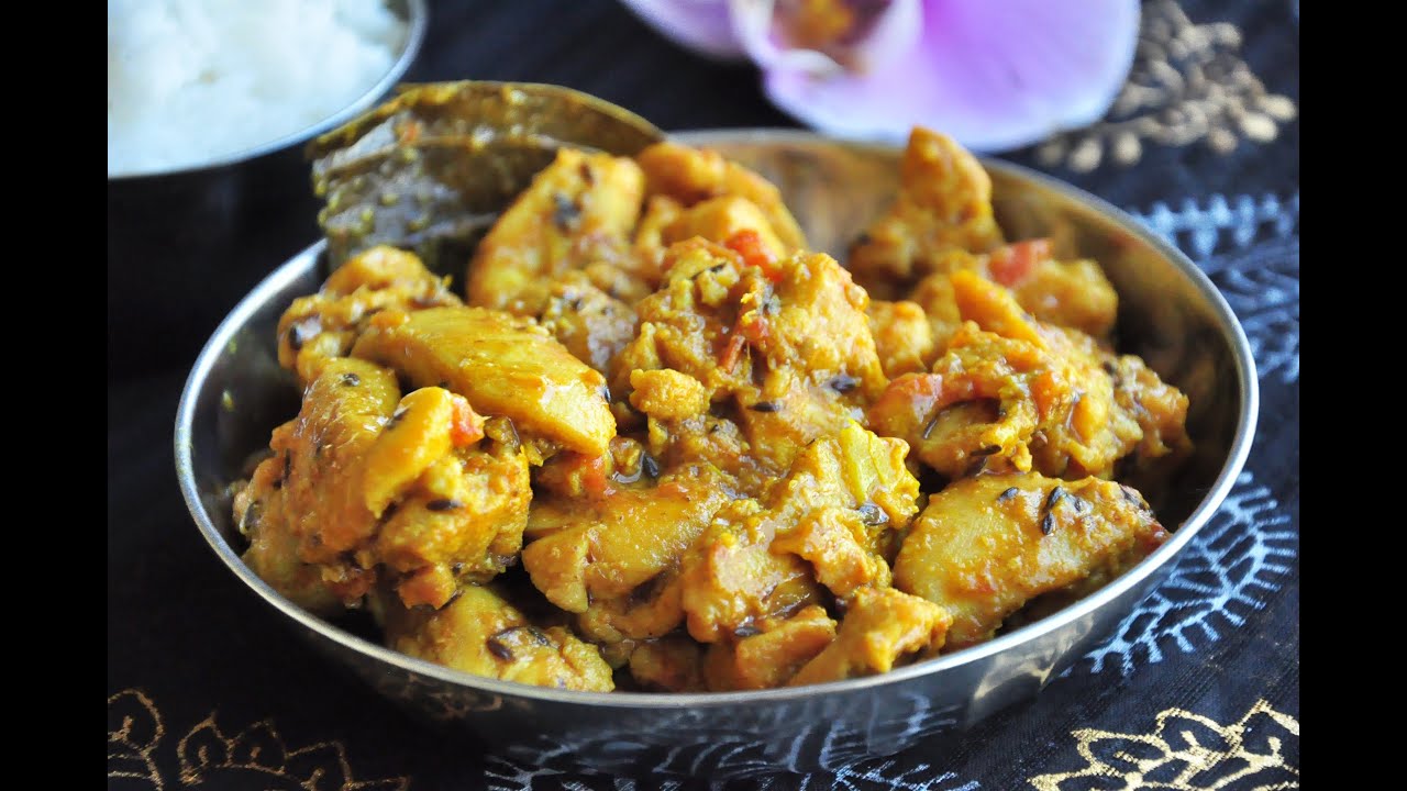 Hing Chicken | Chicken with Asafoetida | Bengali Home Cooking
