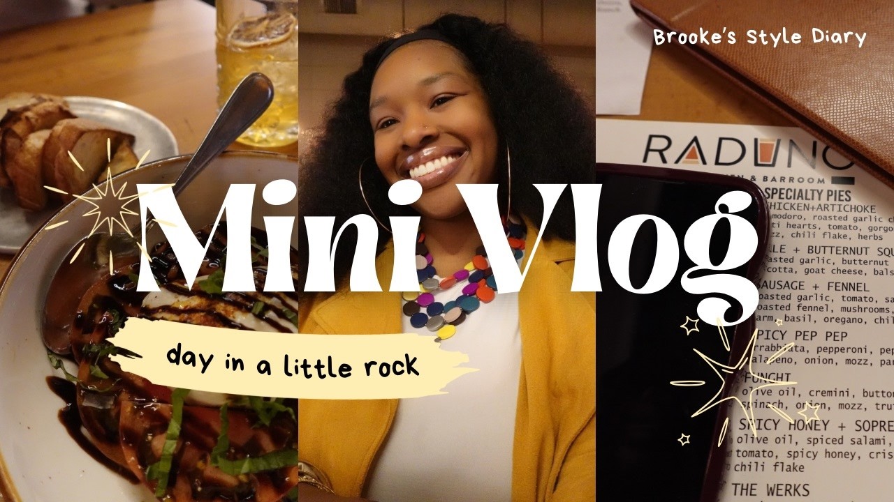MINI VLOG: LIVING IN LITTLE ROCK | DINNER AT RADUNO