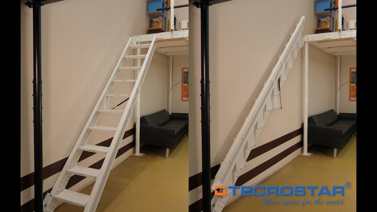 Escalera abatible a pared - Tecrostar