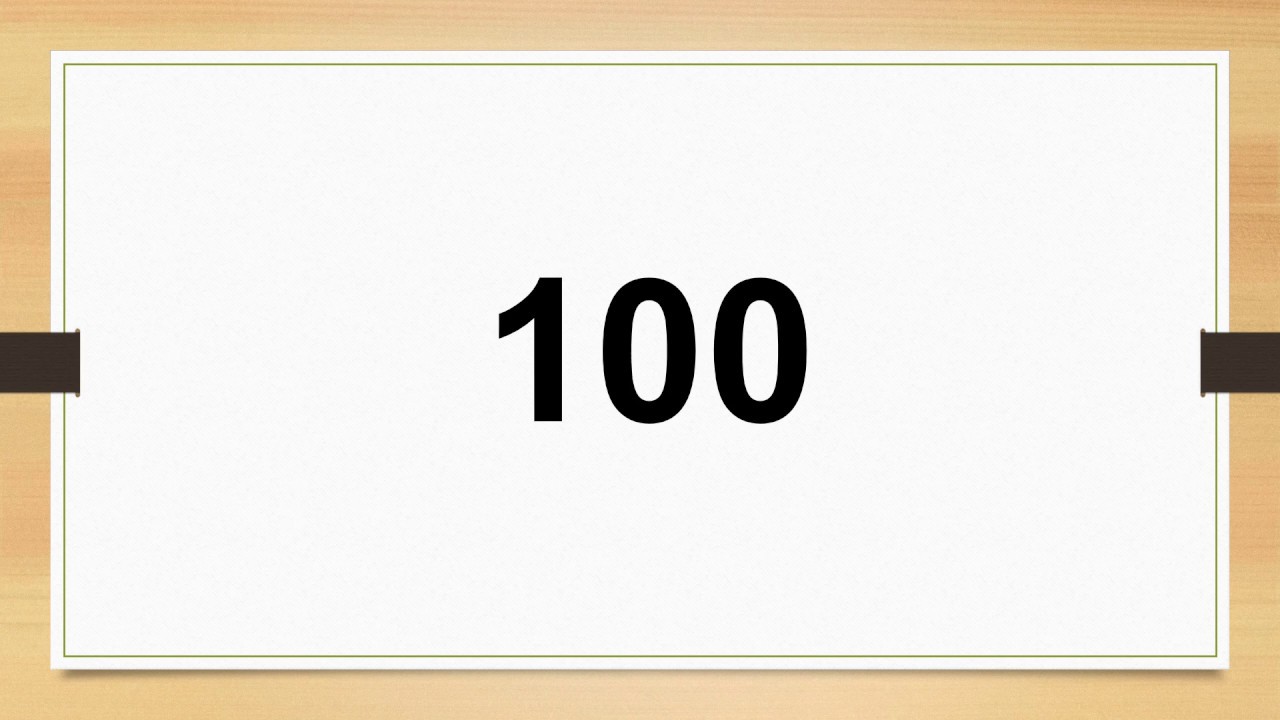 Numbers 1-100 in Finnish Numerot 1-100 suomeksi (+ unintentional ASMR)