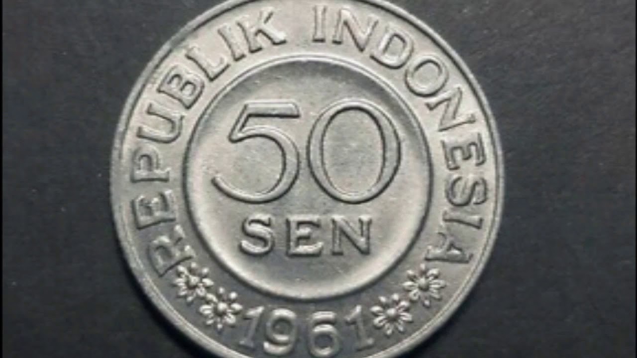 Indonesia 1961 50 sen coin VALUE?