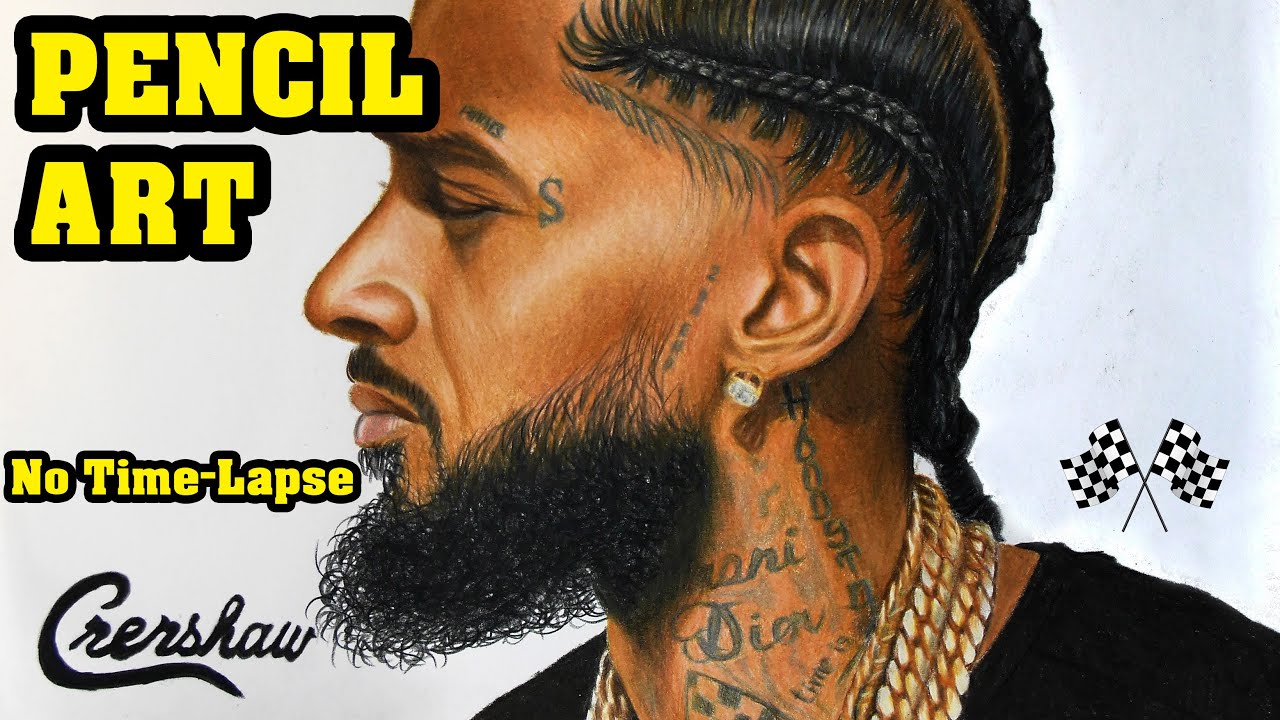 Coloring Tutorial Nipsey Hussle - Marcus Art