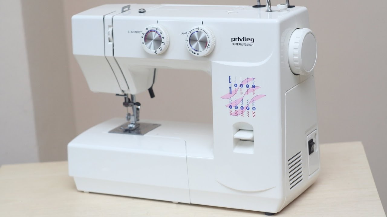 Privileg Super Nutzstich 1412 Nähmaschine Sewing machine Швейная машина test