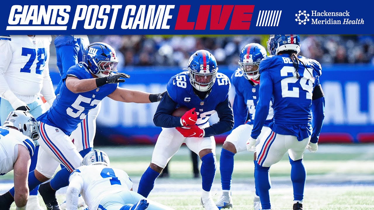 Giants Postgame Live: Giants vs. Cowboys Week 18 | Postgame Recap and Analysis