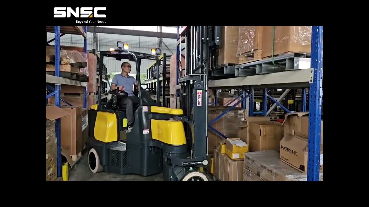 How to lift goods in narrow aisle warehouse 