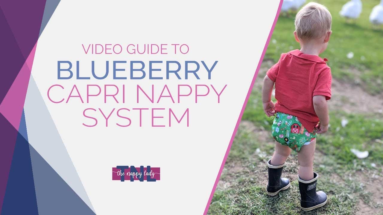 Blueberry Capri Nappy System Video Guide - The Nappy Lady
