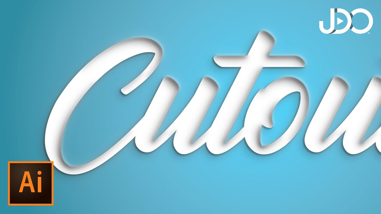 How to create Paper Cutout Effect - Illustrator Tutorials