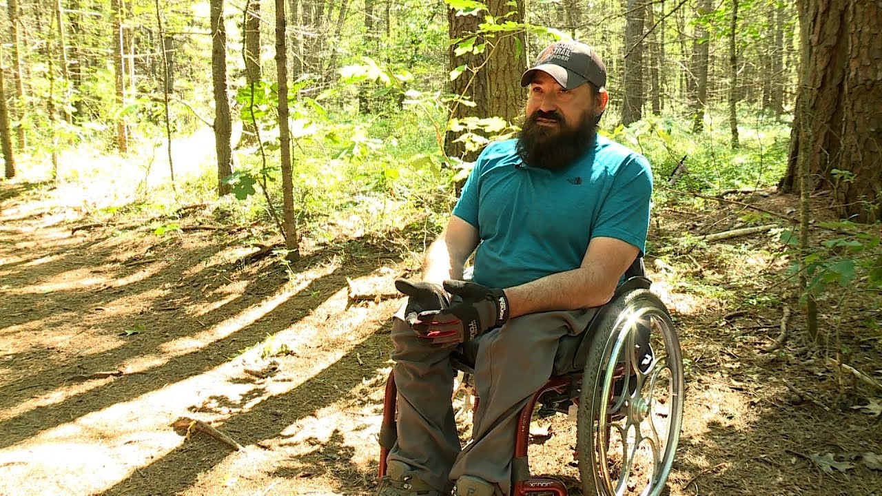 Self-described 'disabled adventurer' highlights Maine's wheelchair accessible hiking trails