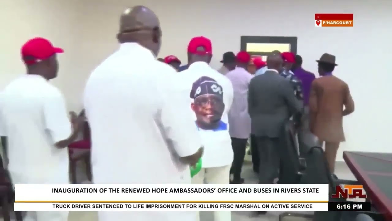 Live Coverage: Inauguration Of Renewed Hope Ambassadors In Port Harcourt