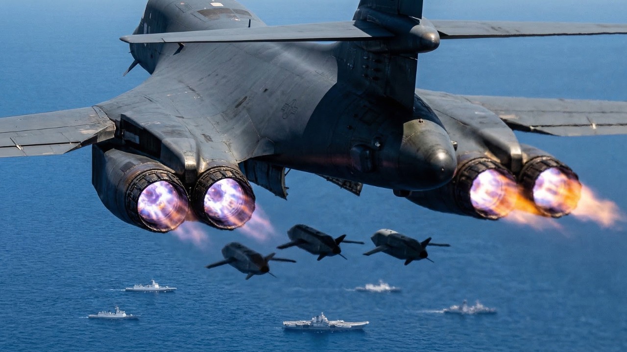 The B-1B Lancer: How 24 Stealth Missiles Can Erase a Fleet in 30 Minutes