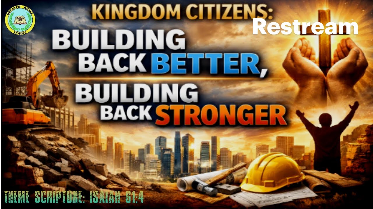 Lesson #1 Month of Prayer 2026 "Kingdom Citizens: Building back stronger, building back better