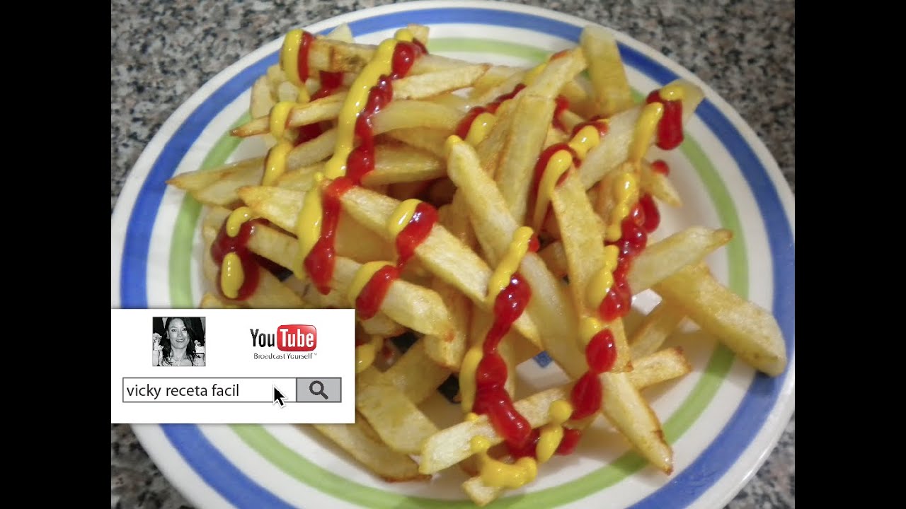 PAPAS A LA FRANCESA | PAPAS FRITAS | Vicky Receta Facil