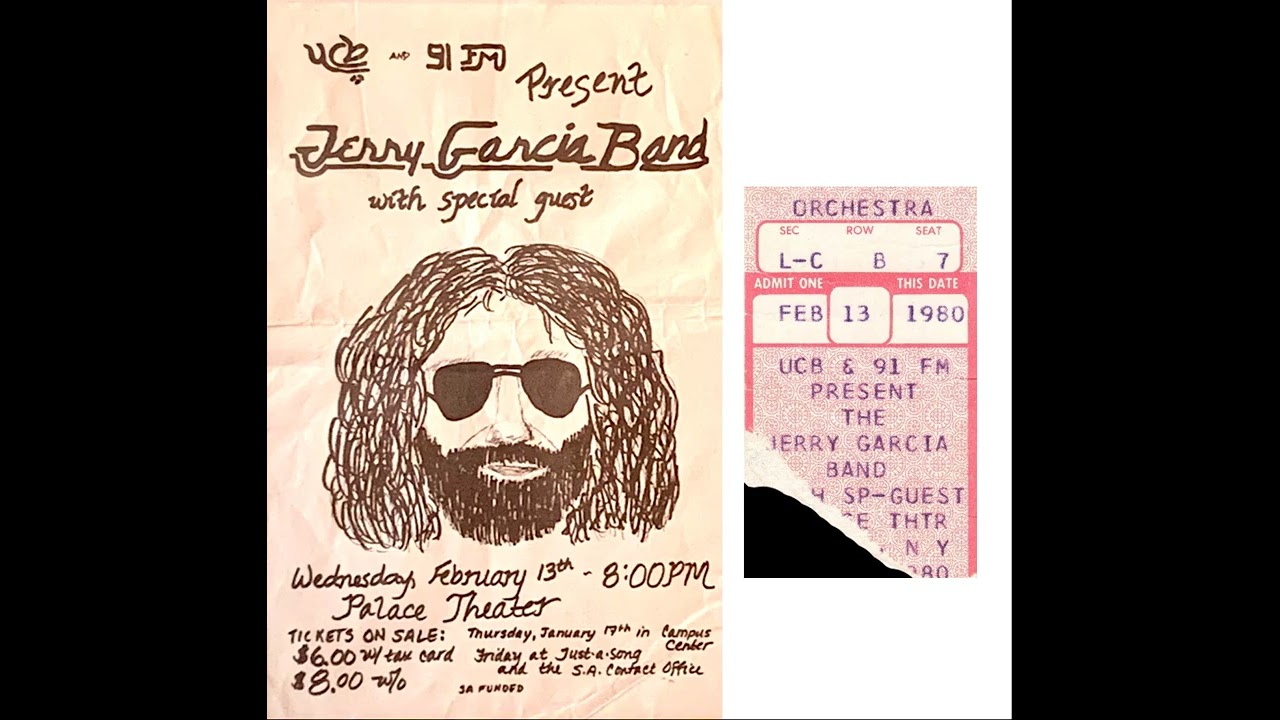 Jerry Garcia Band 1980-02-13 Palace Theatre, Albany, NY