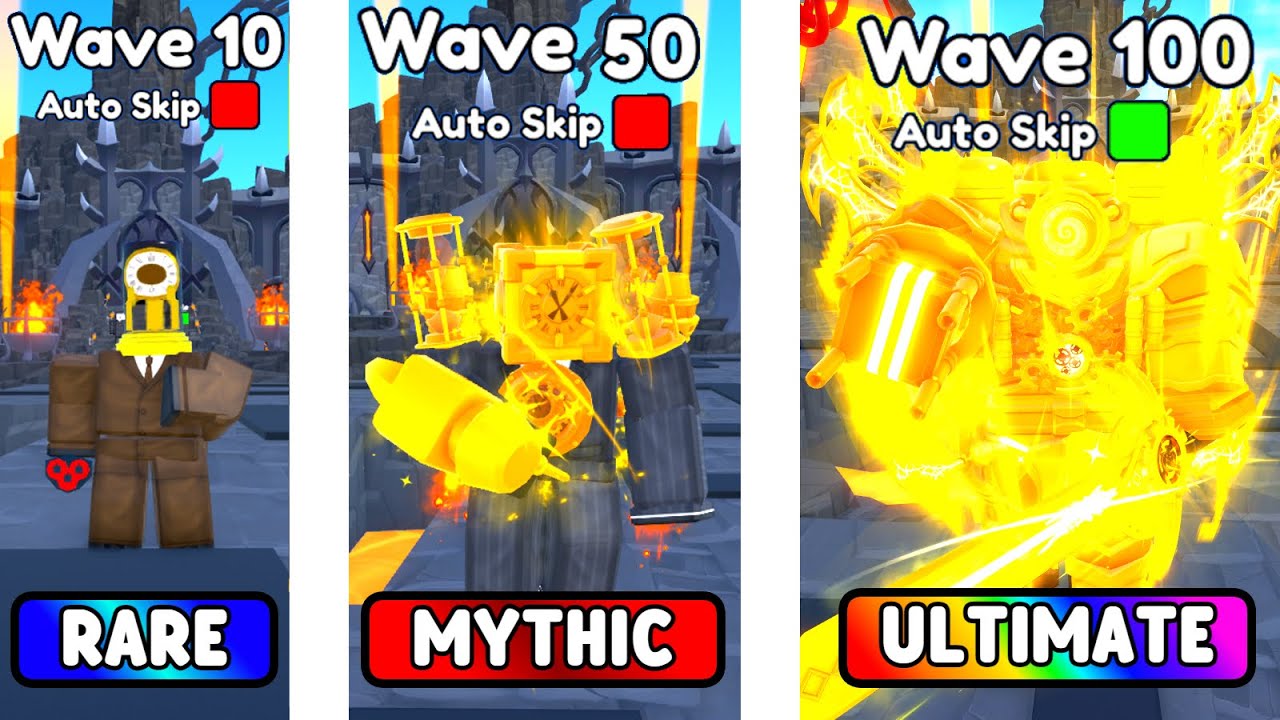 EVERY CLOCK UNIT VS ENDLESS MODE (Toilet Tower Defense)