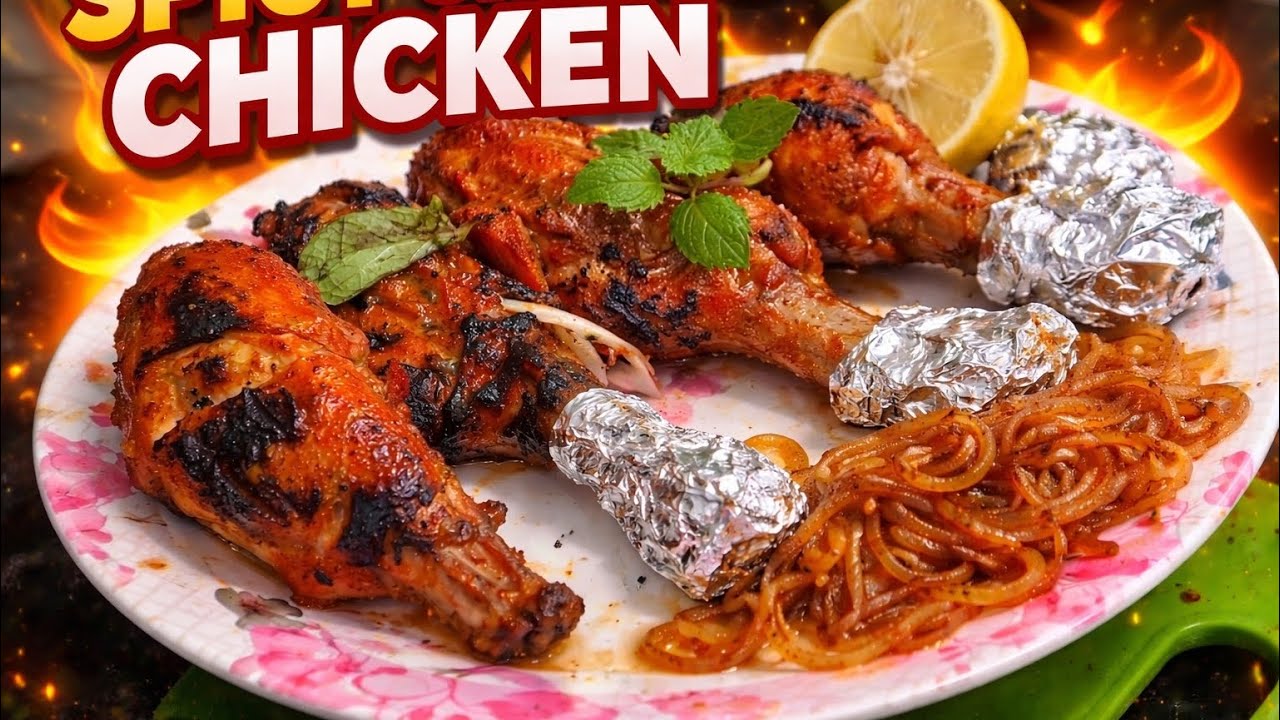 Bina tandoor ya oven ke banaye chicken tandoori |Ramadan special recipe 
