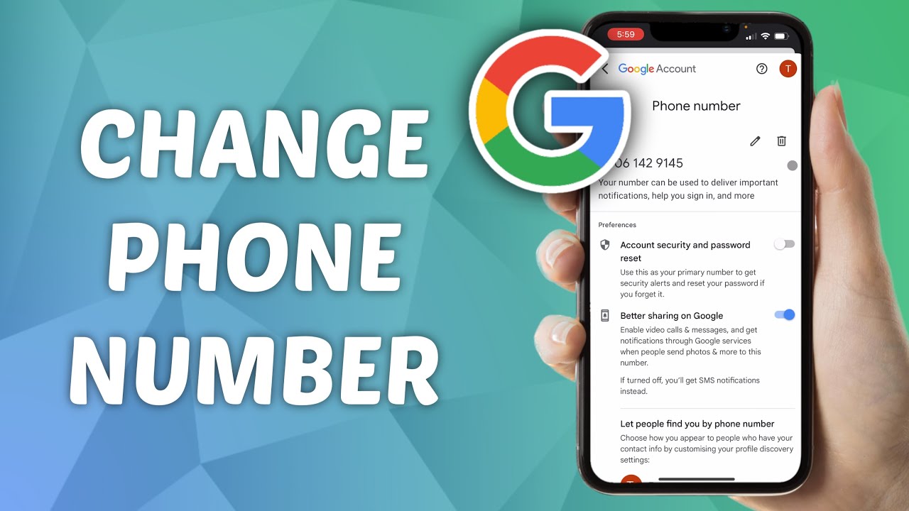 How to Change Phone Number in Google Account