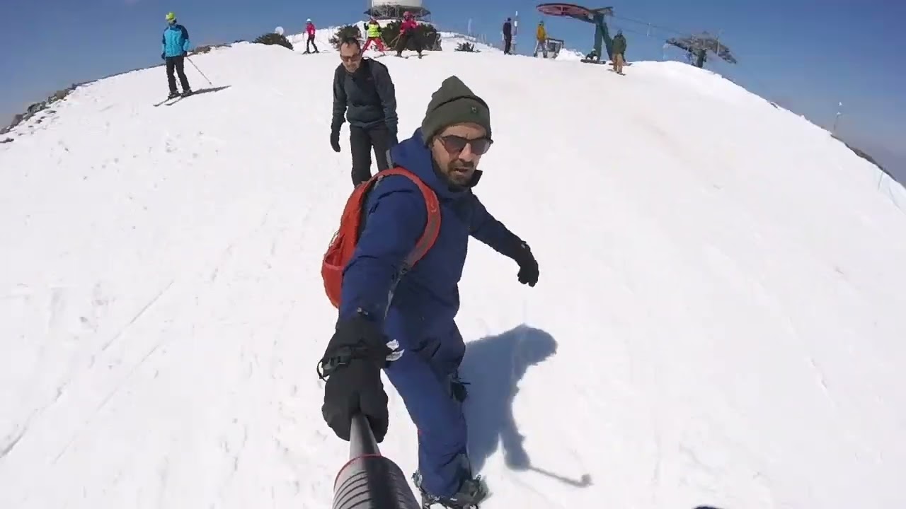 Snowboarding at Troodos 27_3_22