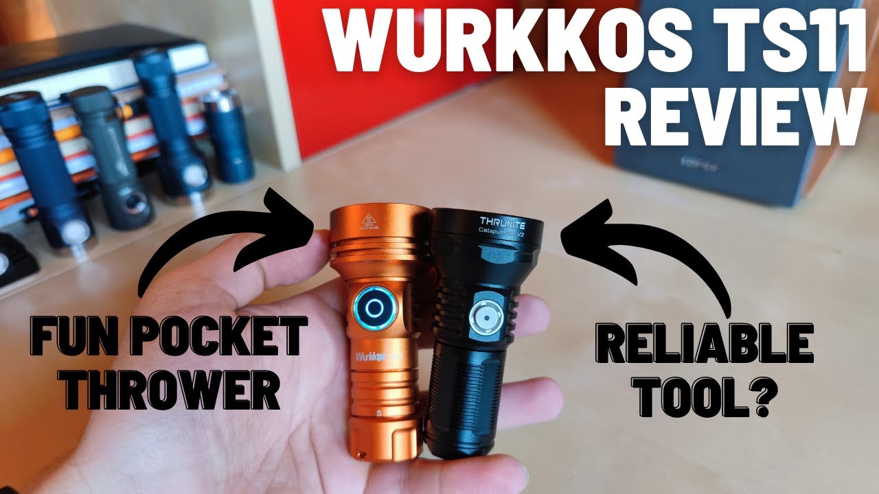 Wurkkos TS11 Review - RGB AUX and SFT40 | Pocket Thrower with TIR optics and Anduril