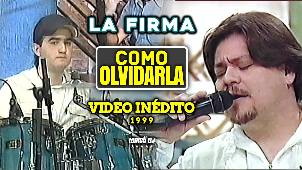 La Firma - Como Olvidarla EN VIVO | Video Inedito | Integrantes Originales -