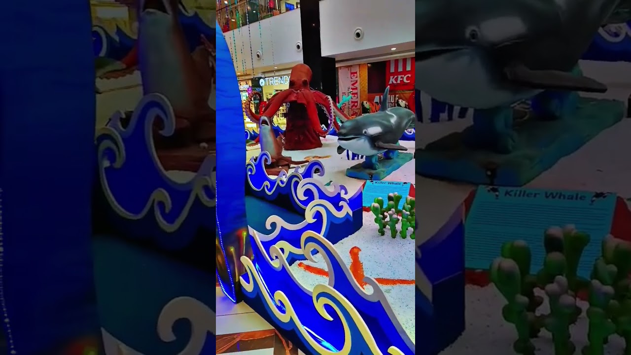 Virtual Sea Animals #viral #shorts #sea #fish #science #scienceproject #lucknow #emraldmall